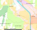 Map commune FR insee code 38169